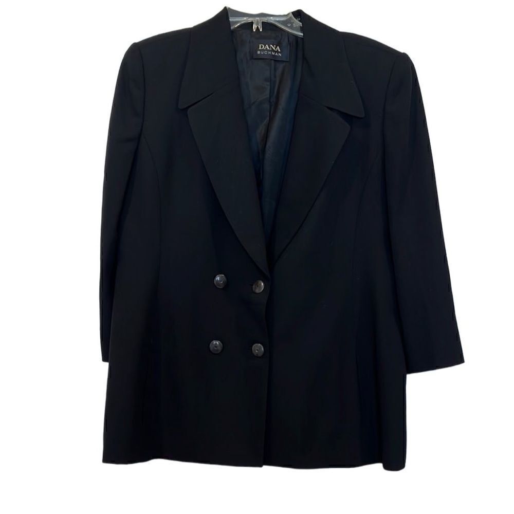 Dana Buchman Black wool blazer Sz.16